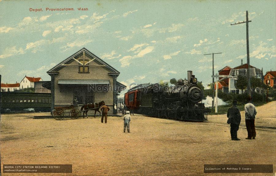Postcard: Depot, Provincetown, Massachusetts